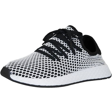 adidas deerupt runner herren schwarz weiß|adidas deerupt runner dam.